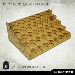 Estante de pintura Kromlech (33 mm) - recto totalmente nuevo KRMA074 - Imagen 1 de 2