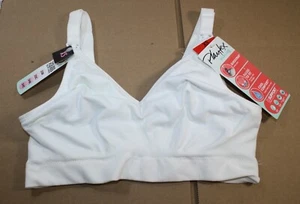 NWT PLAYTEX NURSING BRA flexes to fit US4956 WHITE maternity XS - Picture 1 of 6