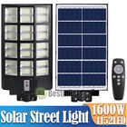 990000000Lm 1600W Commercial Solar Street Light Waterproof Road Lamp+Pole+Remote