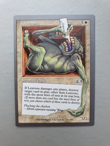 Lexivore , MTG Unglued (1998). Uncommon White Creature NM - Picture 1 of 2