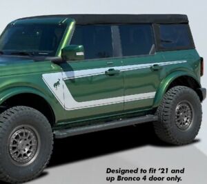 Horseshoe Stripe Fits: 2021 - 2022 Ford Bronco Graphic Decal on 3M Film