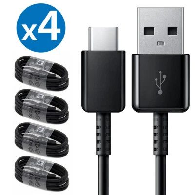4-Pack For Samsung USB Type C Fast Charging Cable Galaxy S8 S9 S10 Plus Note 8 9 - Image 1 of 4