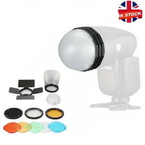 TR-09 Magnetic Round Head Accessory For Godox AD100 AD200 AD200pro V1 Flash UK - Picture 1 of 12
