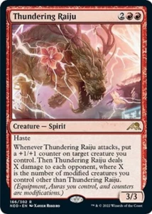 Thundering Raiju Kamigawa: Neon Dynasty Regular - Picture 1 of 1