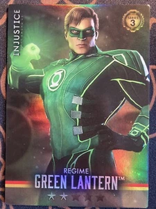 Injustice Gods Among Us Regime Green Lantern Card 22/120 Series 3 Holo Foil - Picture 1 of 2