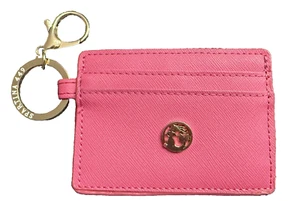 Spartina 449 Pink Key Chain Card Holder 4 x 3 EUC - Picture 1 of 4