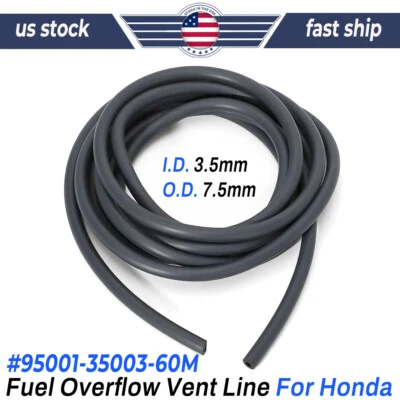 For Honda CB175 CB360 CB450 CB550 CB650 CB750 Carburetor Fuel Overflow Vent Line Foto 1 de 4