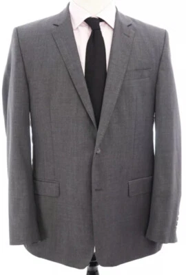 Mens Versace collection Gray Blazer Size Euro 50 (US 40) Wool Suit Coat - Image 1 of 4