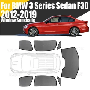 Magnetic Window Sunshade For BMW 3 Series F30 12- Mesh Windshield Frame Curtain - Picture 1 of 14