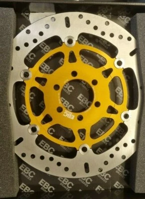 Se adapta al rotor y pastillas de freno de disco delantero flotante KTM 125 Duke (disco de 300 mm) 2013-2019 Foto 1 de 2