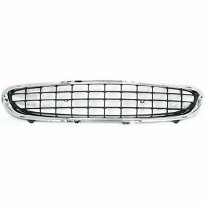 New Grille Chrome Shell With Painted Black Insert Fits Concorde CH1200217