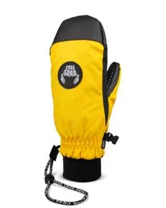 Crab Grab Slush Fäustlinge - Herren - / Vintage Yellow Ski Snowboard Handschuhe Fäustlinge - Bild 1 von 1