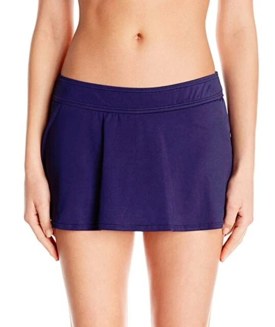 Anne Cole 259595 Women's Swim Skirt Navy Bottom Swimwear Size XS