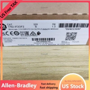 New Factory Sealed Allen-Bradley 1762-IF2OF2 MicroLogix1200 Analog I/O Module - Picture 1 of 5