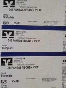 3 X Die Fantastischen Vier Tickets 26.07.24 Tüssling - Bild 1 von 1