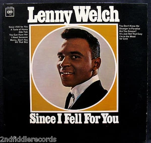 LENNY WELCH-Since I Fell For You-Northern Soul Album-COLUMBIA #CL2430 Mono-2 Eye - Foto 1 di 4