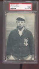 1926 Exhibits Pinky Hargrave PostCard PSA Graded Baseball Post Card Exhibit WM.
