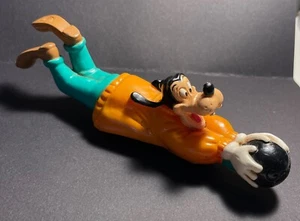 Disney Vintage Figurines Goofy Bowling Racer Self Propelled 6". - Picture 1 of 5