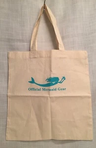 Official MERMAID Gear of Cape Cod Design Canvas Tote Bag Reusable Shopping bag - Picture 1 of 4
