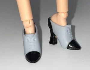 Barbie Promenade in the Park Doll Shoes Accessory Victorian High Heel Loafers - Picture 1 of 8