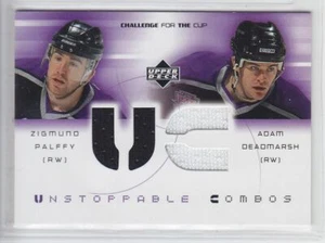 2001-02 UD CHALLENGE CUP PALFFY DEADMARSH JERSEY DUAL GAME USED UNSTOPPABLE King - Bild 1 von 1