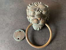 Ornement de Porte Lion Bronze Poignée Boucle Pendeloque Heurtoir 