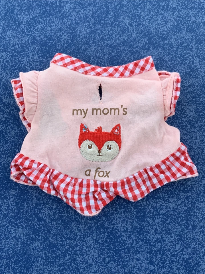 MARTHA STEWART Dog Sweater Apron PRECIOUS My MOM'S A FOX Size XS / S ❤️sj7m21 - Image 1 of 4
