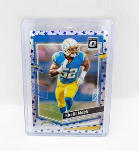 2023 Panini Donruss Optic Football Khalil Mack Stars Emoji Silver PRIZM #106 - Bild 1 von 2