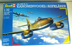 ANCIEN KIT REVELL 1/32 ème MESSERSCHMITT Me 262 COMPLET 37x24cm 1995 - Imagen 1 de 9