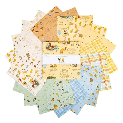 WINNIE the POOH Stacker Pack from Riley Blake - (42) 5" fabric square set - Image 1 of 3