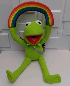 The Muppets Kermit the Frog 13-Inch Plush Toy Rainbow Connection Disney - Picture 1 of 12