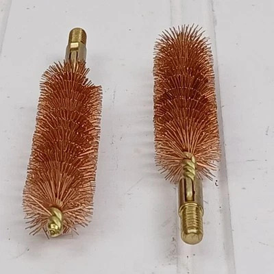 MOUNTAIN STATE MANUFACTURING MSM Bronze Bore Cleaning Brushes 2 Pak .50 cal 8/32 Threads Black Powder