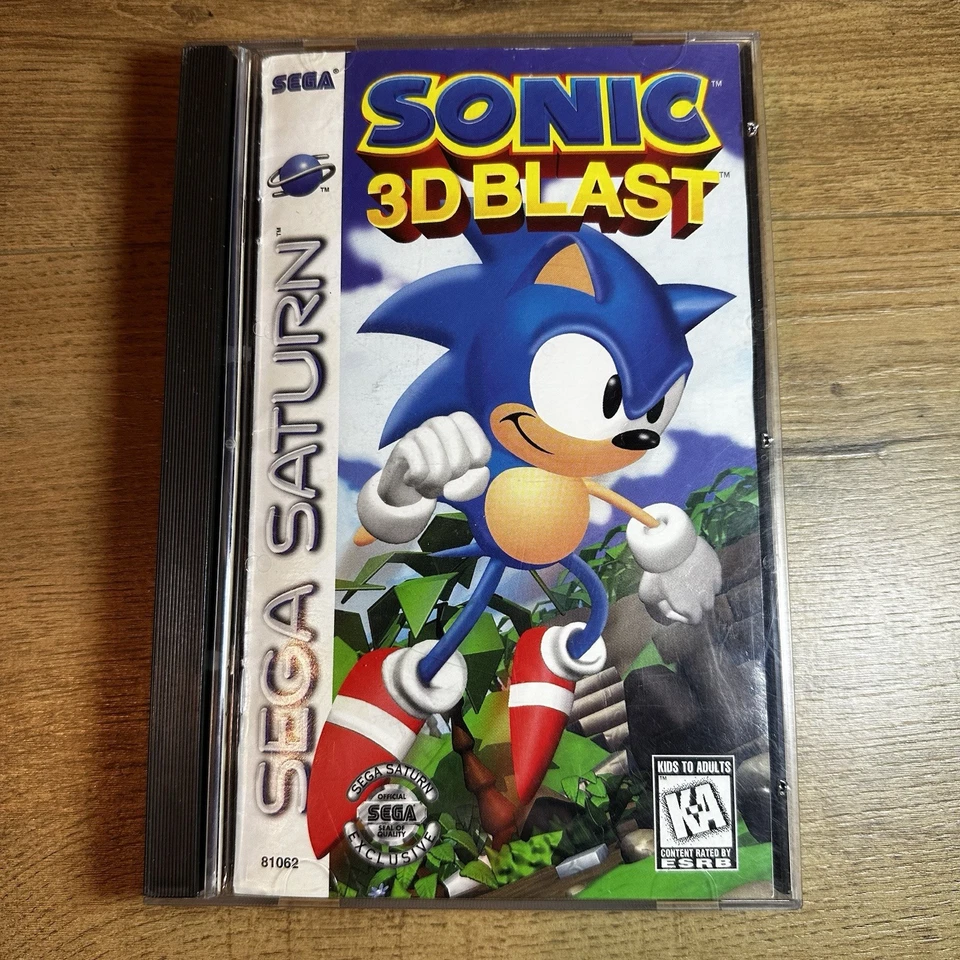 Sonic 3D Blast (Sega Saturn, 1996) Completo En Caja Y Excelente Estado! Foto 1 de 4