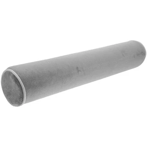 Almohada de cuello redondo suave soporte cervical gris cojín para relajación - Imagen 1 de 12