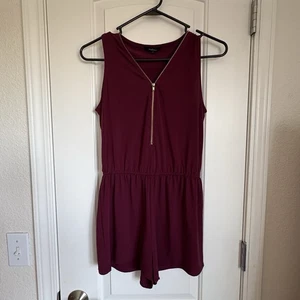 Pagliaccetto donna Ambiance senza maniche con zip marrone - Taglia S - Foto 1 di 5