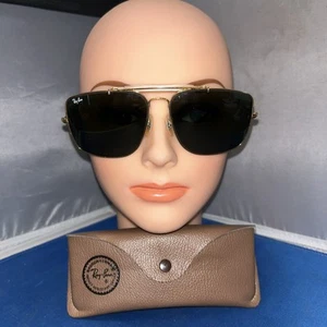 Vintage 62-14 BL Bausch & Lomb Ray-Ban USA Aviator Sunglasses IN CASE - Picture 1 of 8