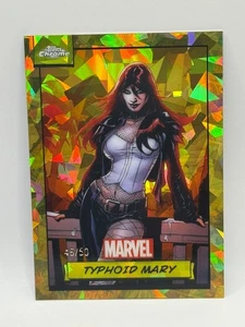 2024 Topps Cromo Marvel Zafiro #36 Typhoid Mary Oro/50 - Imagen 1 de 2