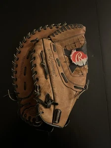 RAWLINGS RPT-FB First Base 1st Basemen's Brown Black 13" BASEBALL GLOVE Left LHT - Picture 1 of 5