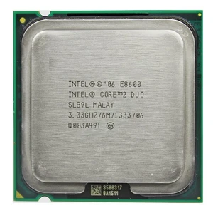 Intel Core 2 Duo E8600 SLB9L 3.33 GHz 6M 1333 MHz Socket LGA775 CPU Processor - Picture 1 of 4