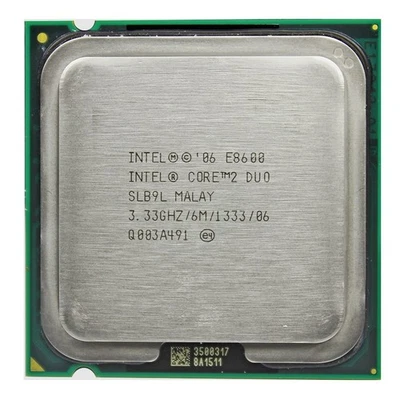 Intel Core 2 Duo E8600 SLB9L 3.33 GHz 6M 1333 MHz Socket LGA775 CPU Processor - Image 1 of 4