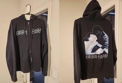 Crystal Castles III Zip Up Hoodie Full Size S-3XL - Image 1 of 3