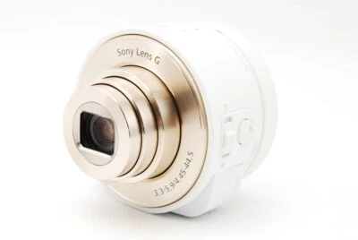 Sony Cyber-shot DSC-QX10 Lens 18.2MP Digital Camera White - Image 1 of 4