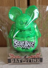 Rat Fink X-Ray SECRET BASE Neon Green Figure Doll Statue VERY RARE Japan New