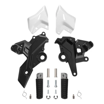 Driver Footrests Footpegs Bracket Fit For Kawasaki Ninja 650 Z650 Z650RS 2017-25 - Image 1 of 4