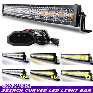 32inch LED Light Bar Spot Flood Combo Offroad Driving Work For Pickup SUV 32"