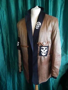 bespoke punk suit jacket. ch 44"/shoulders 19" - Picture 1 of 4