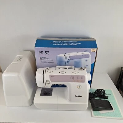 Brother PS-53 Sewing Machine + Hardcase + Manual Original Box - image 1 of 4