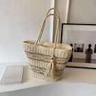 Large Capacity Shoulder Bags Knitting Woven Handbags New Crochet Bag  Female