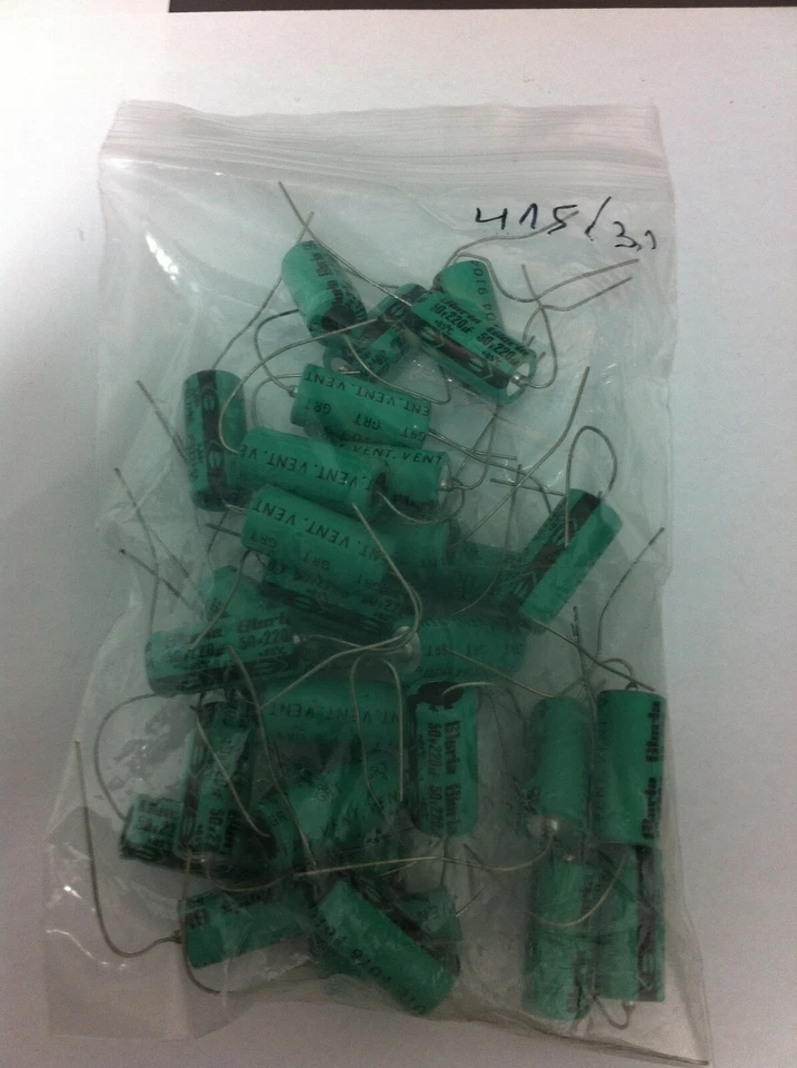 Condensadores electrolíticos radiales GRT-50V-220uF-20%, Gloria, 32 piezas 220uF 50V 85C  Foto 1 de 1