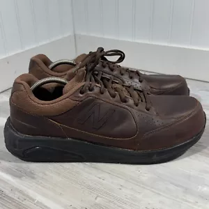 New Balance Walking Shoes Men's Size 11.5 2E Brown Leather Sneakers MW928BR - Picture 1 of 20